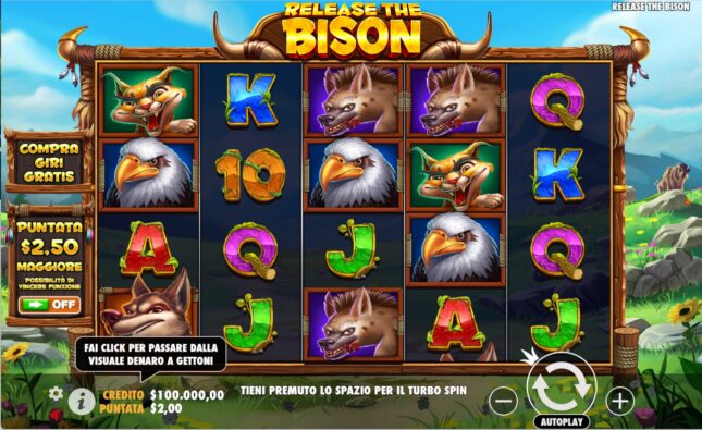 Release the Bison Slot